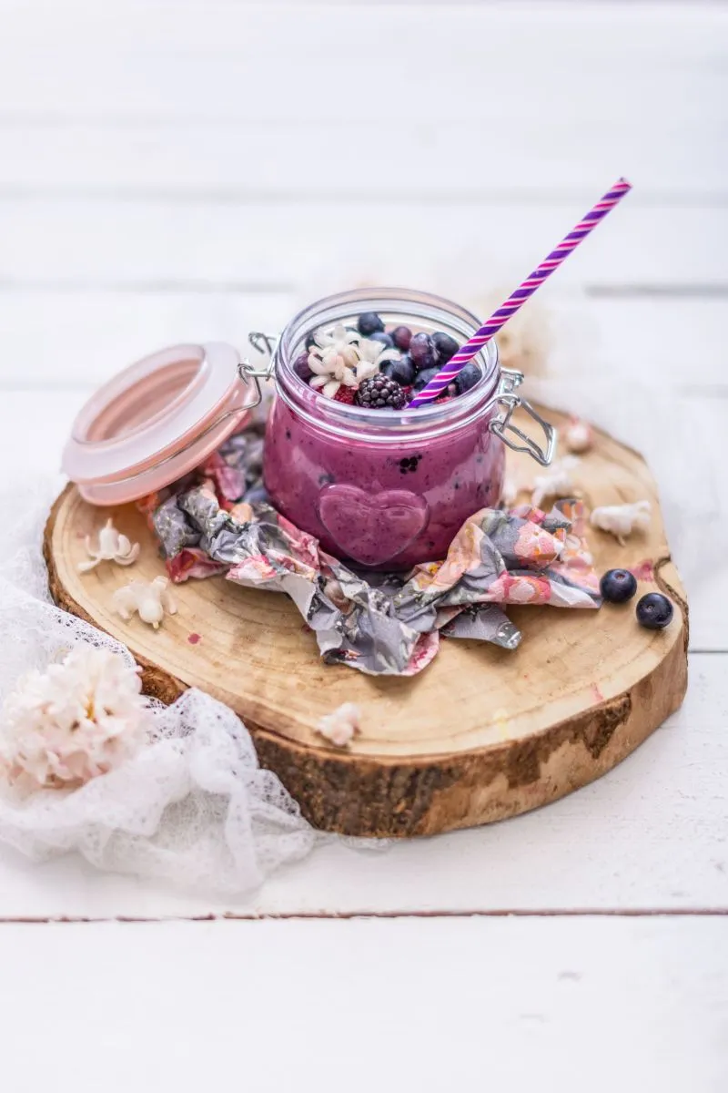 Čučoriedkové smoothie
